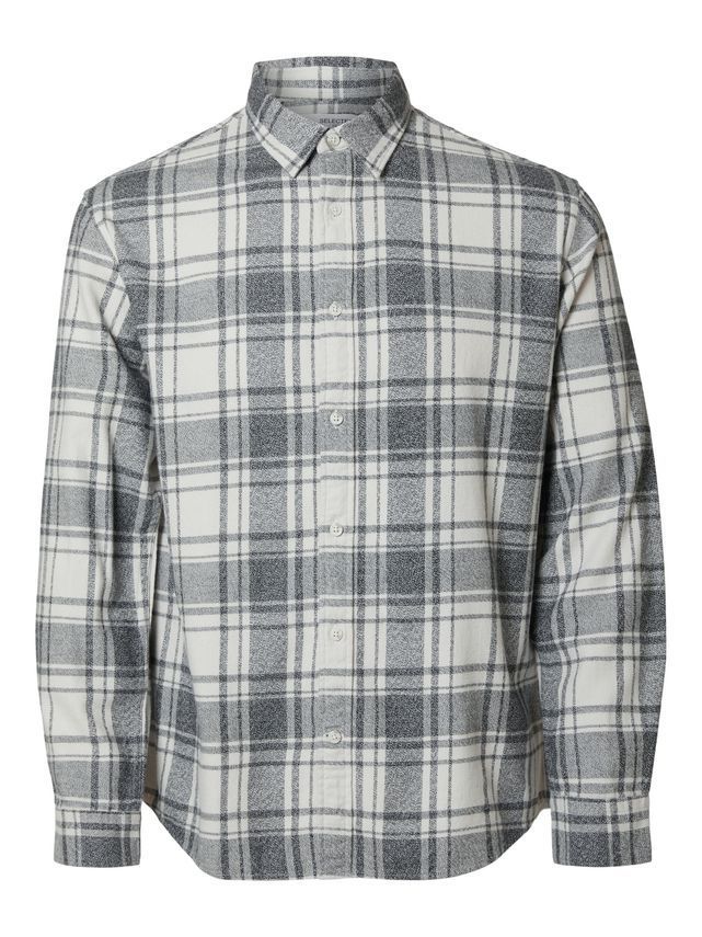 Slhreg-owen Flannel Mix Shirt Ls
