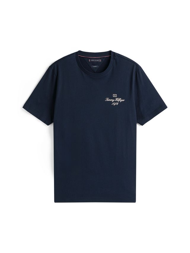 Outline Flag Script Tee