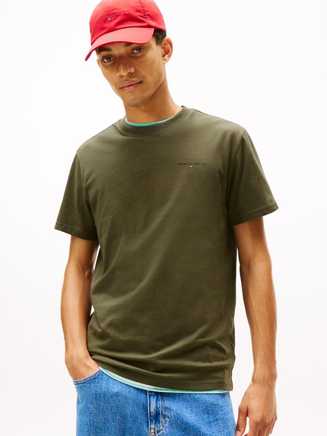 Tjm Slim Linear Chest Tee Ext
