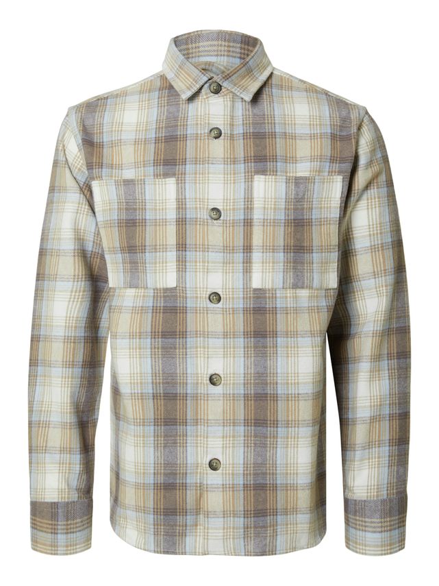 Slhreg-hank Check Overshirt