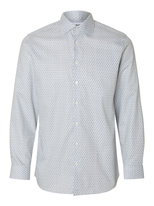 Slhslim-ethan Shirt Ls Aop Spread N