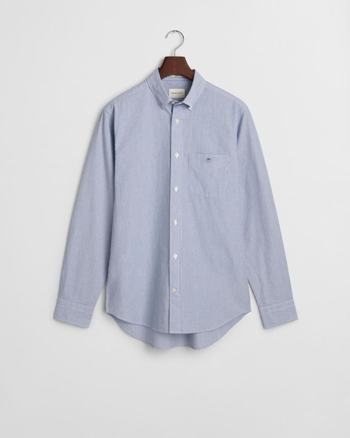 Reg Dobby Dot Stripe Shirt