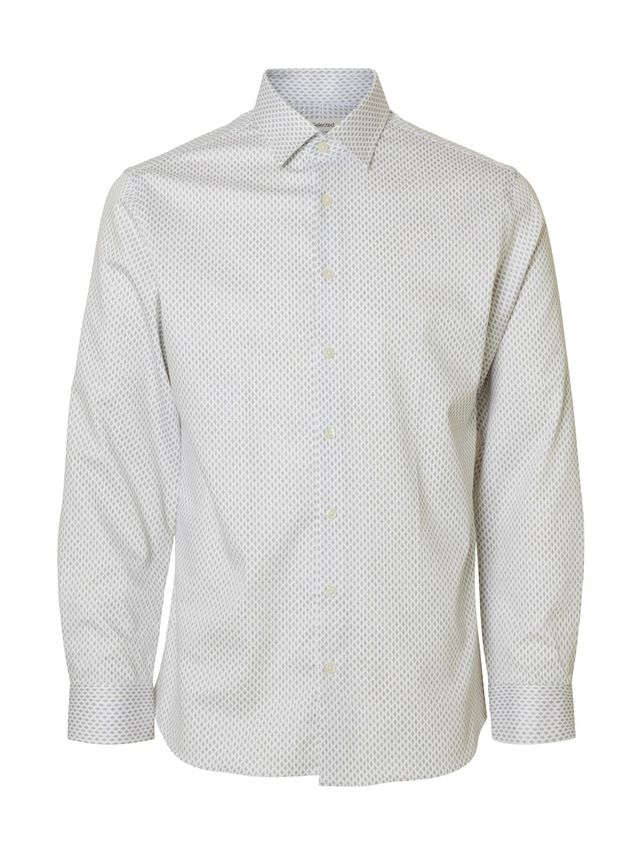 Slhslim-performance Shirt Ls Aop No