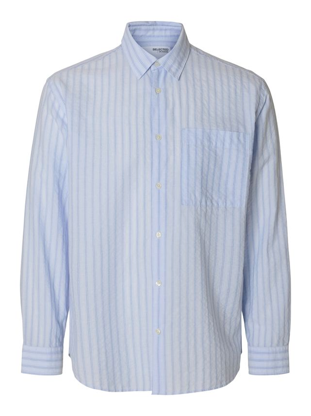 Slhrelaxwilfred Seersucker Ls Shirt