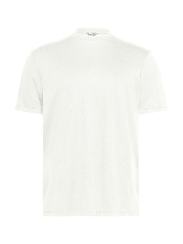 Ss Supima Chest Emb Crewneck Tee