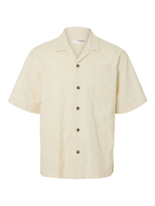 Slhrelaxjude Undyed Resort Ss Shirt