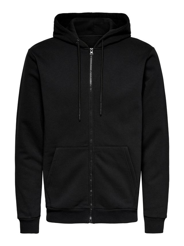 Onsceres Zip Thr  Hoodie Sweat Noos