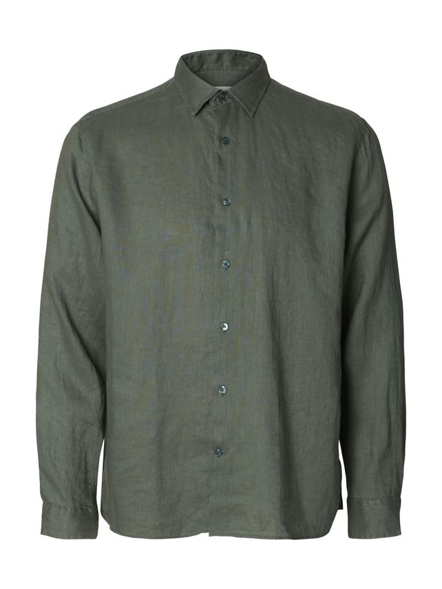 Slhregkylian Linen Ls Shirt