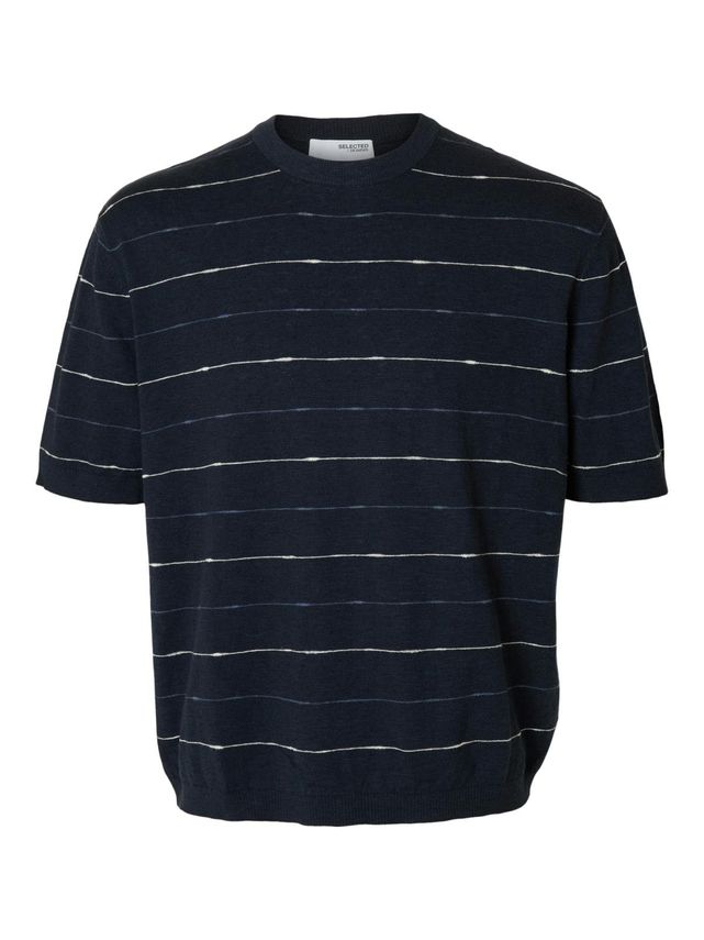 Slhberg Sun Ss Knit Relaxed Tee