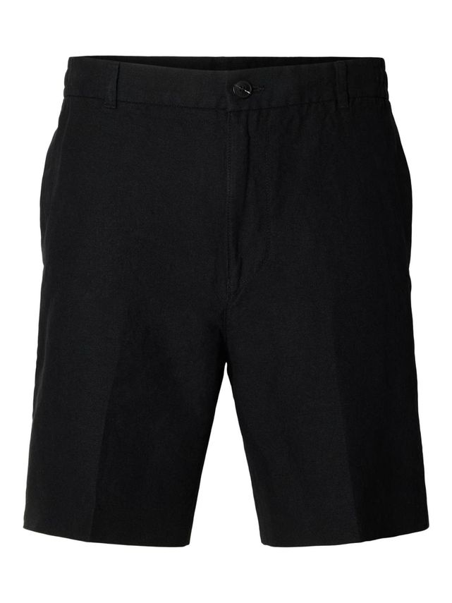 Slhregular-leroy Linen Bld Shorts N