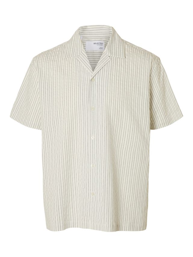Slhrelaxed-ace Seersucker Ss Shirt