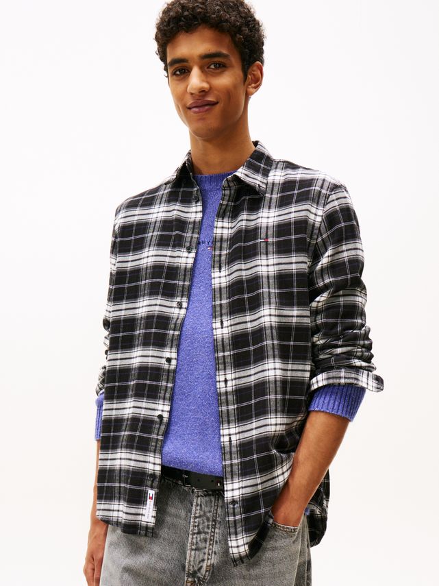 Tjm Reg Flannel Check Shirt Ext