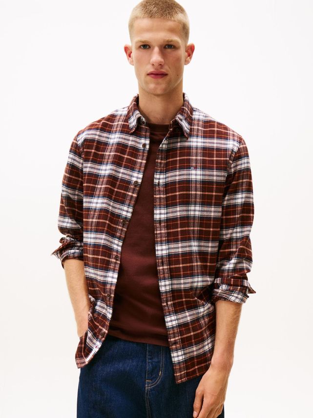 Tjm Reg Flannel Check Shirt Ext