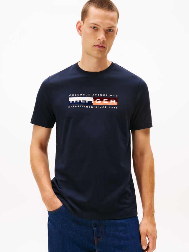 Th Colour Block Graphic Tee