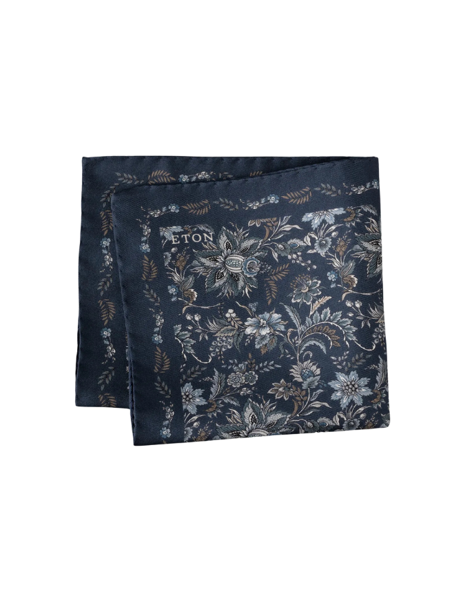 Floral Silk Pocket Square