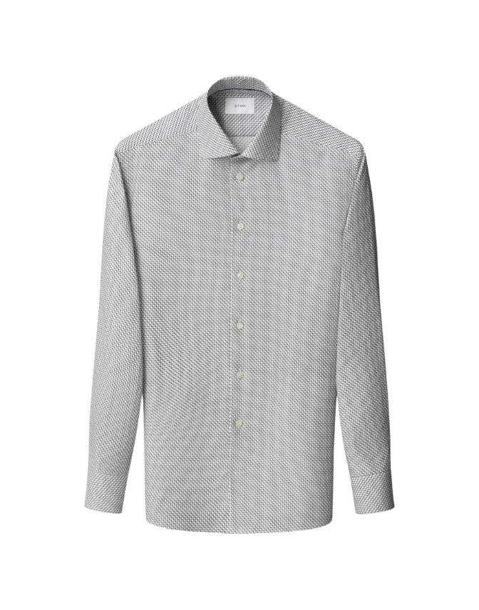 Geometric Twill Shirt