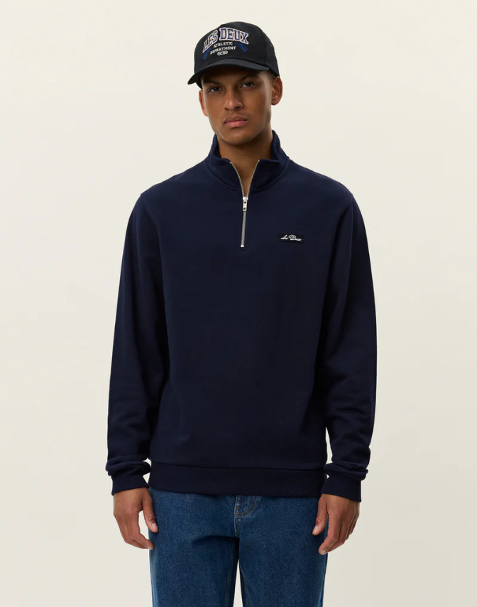 Patch Half-zip Sweatshirt