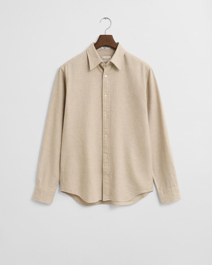 Reg Flannel Melange Shirt