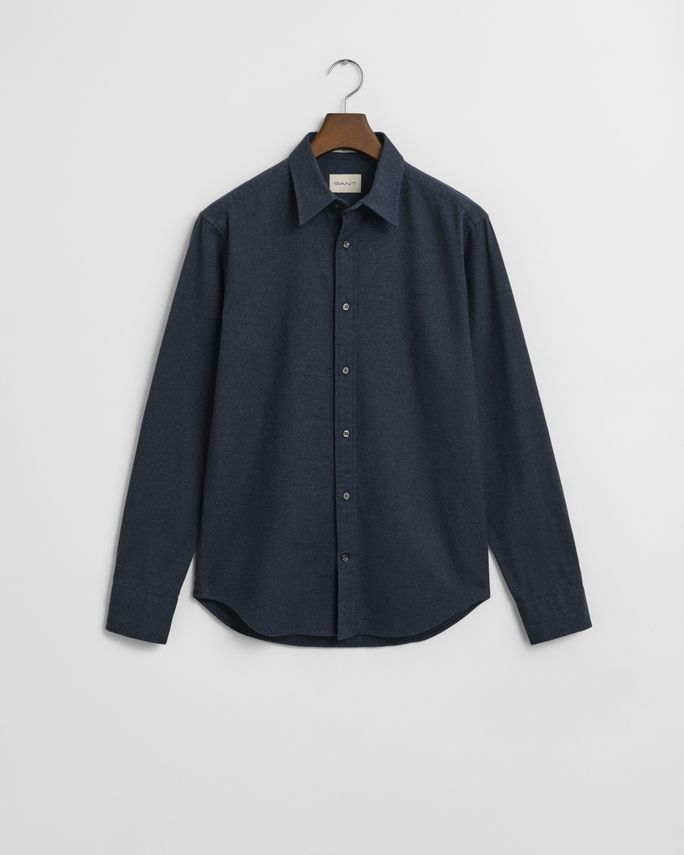 Reg Flannel Melange Shirt