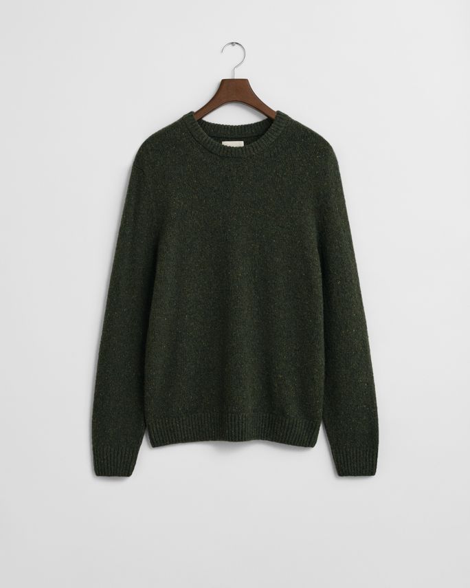 Wool Blend Neps C-neck