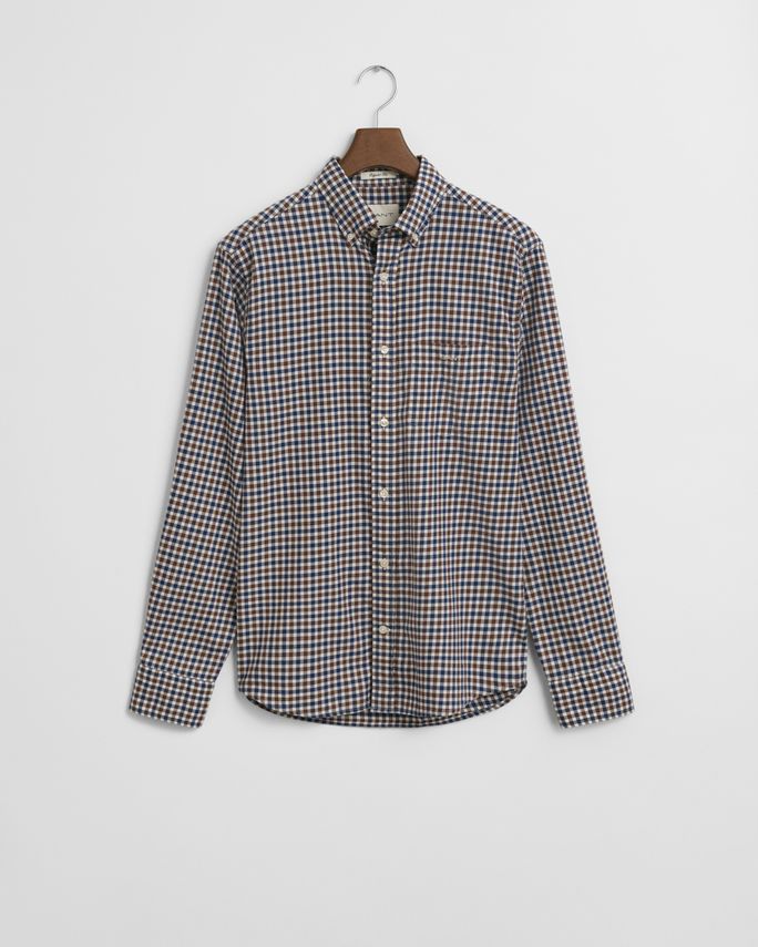 Reg Twill Gingham Shirt