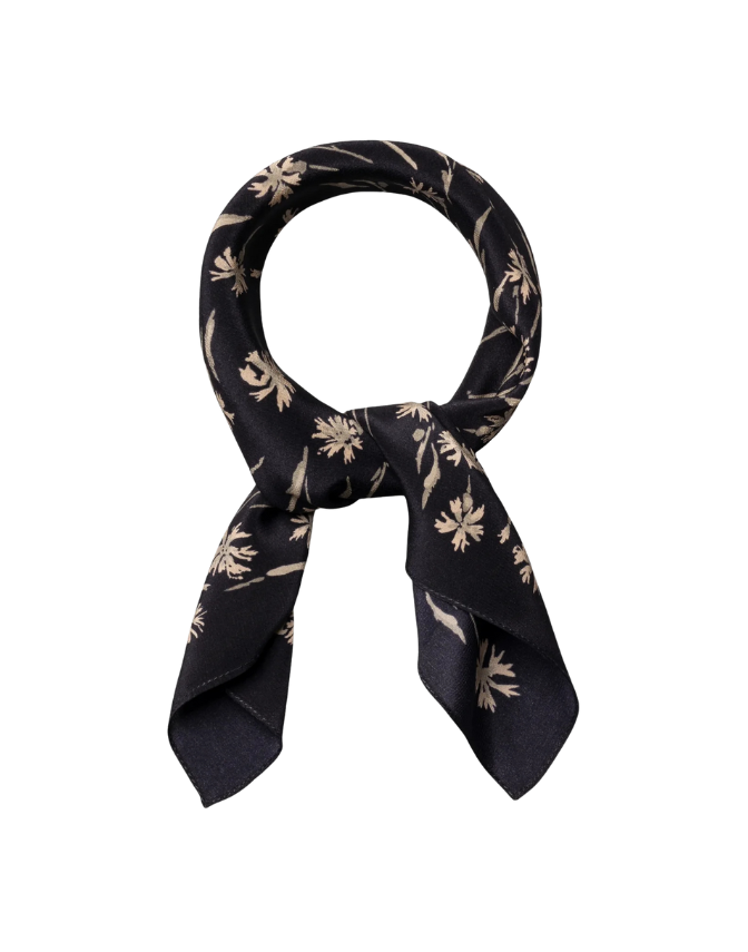Floral Silk Bandana