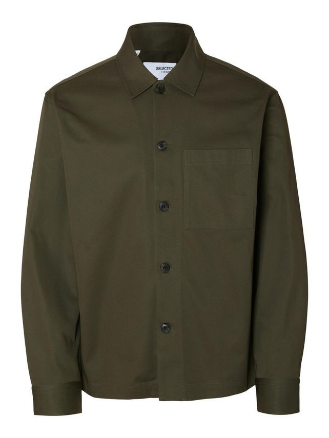 Slhtate Heavy Twill Overshirt Ls No