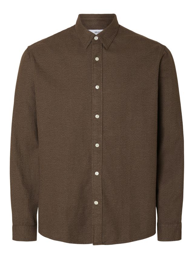 Slhregnoah Brushed Twist Shirt Ls N