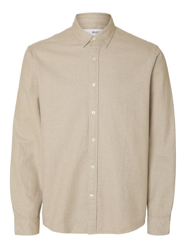 Slhregnoah Brushed Twist Shirt Ls N