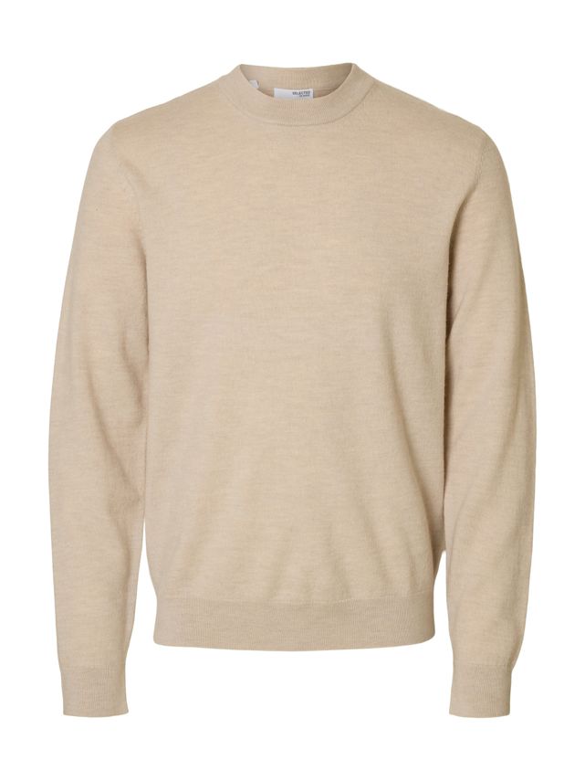 Slhtray Merino Brushed Relaxed Crew