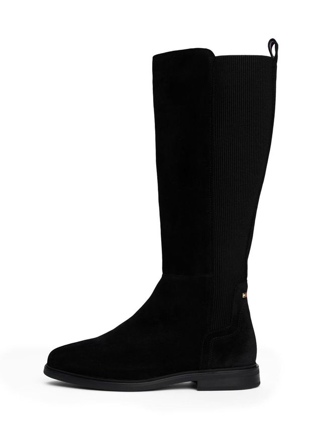 Flag Suede Long Boot