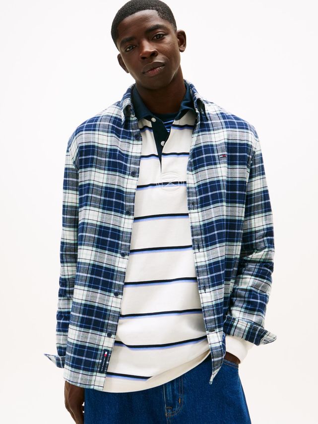 Tjm Reg Flannel Check Shirt Ext