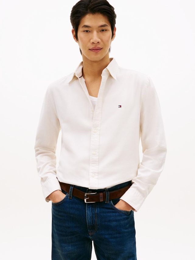 Brushed Linen Twill Rf Shirt