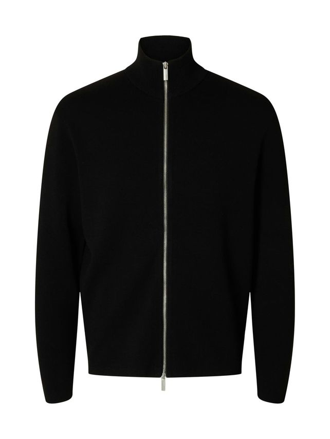 Slhteller Fn Relaxed Zip Cardigan N