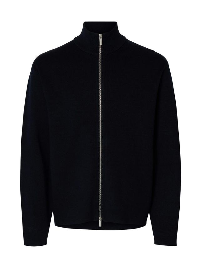 Slhteller Fn Relaxed Zip Cardigan N