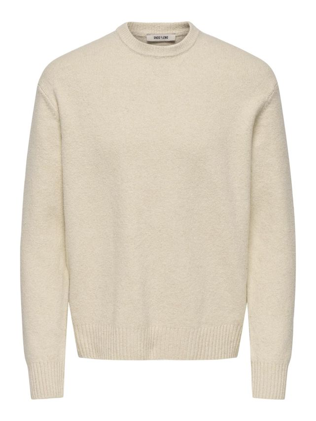 Onsjames Rlx Crew Knit Noos
