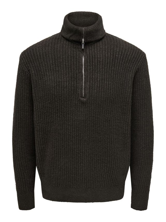 Onsframe Rlx Ls 1 2 Zip High Neck K