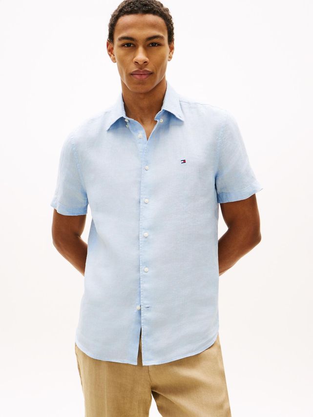 Pigment Dyed Linen Rf Shirt S S