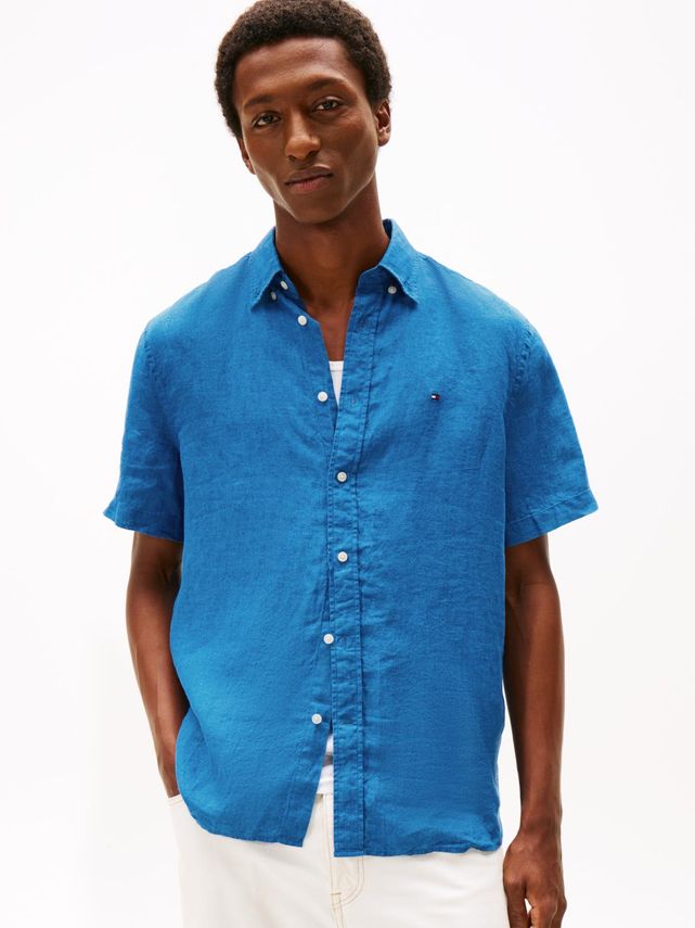 Pigment Dyed Linen Rf Shirt S S
