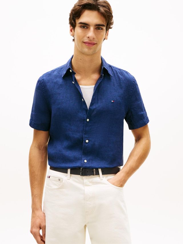 Pigment Dyed Linen Rf Shirt S S