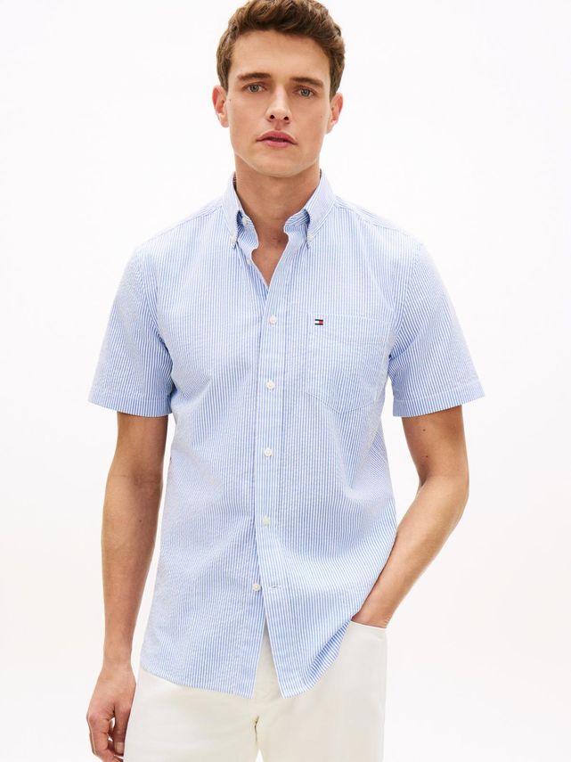 Seersucker Bengal Stripe Shirt