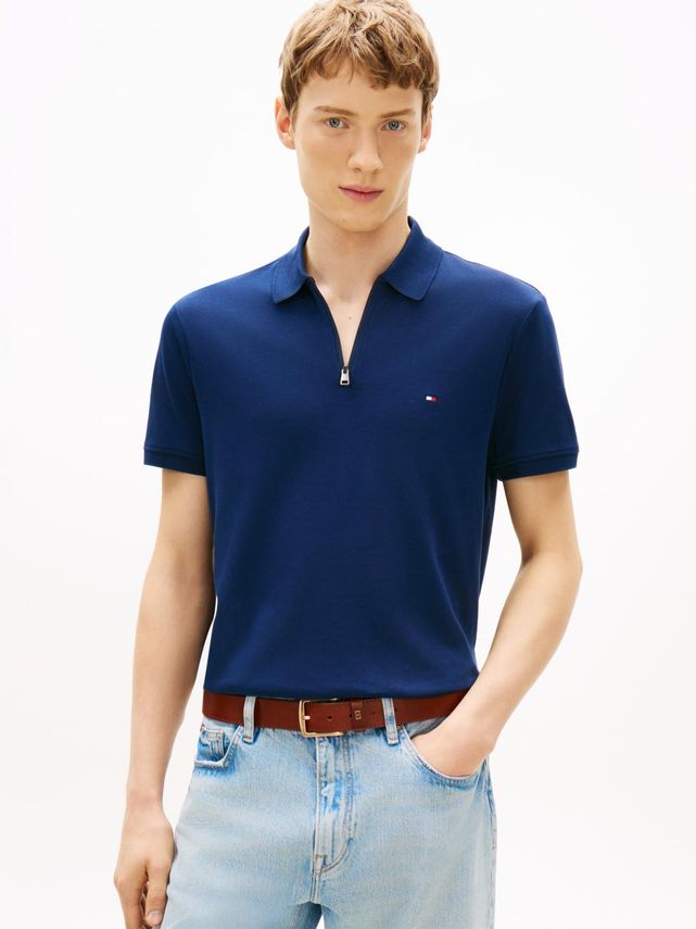 Interlock Zip Reg Polo