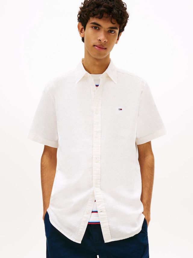 Tjm Reg Seersucker Shirt Ext
