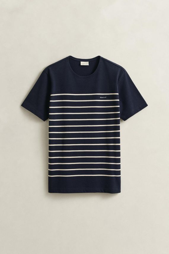 Placed Stripe Ss Tshirt