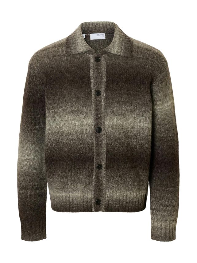 Slhgaard Ls Knit Relaxed Polo Cardi