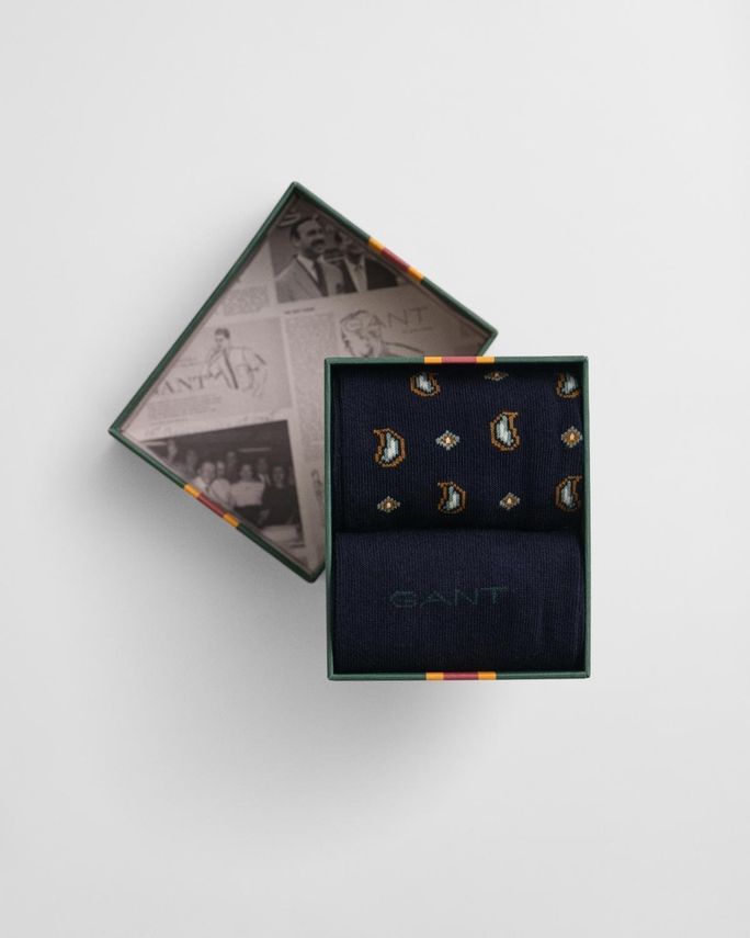 Paisley Socks 2-pack Gift Box