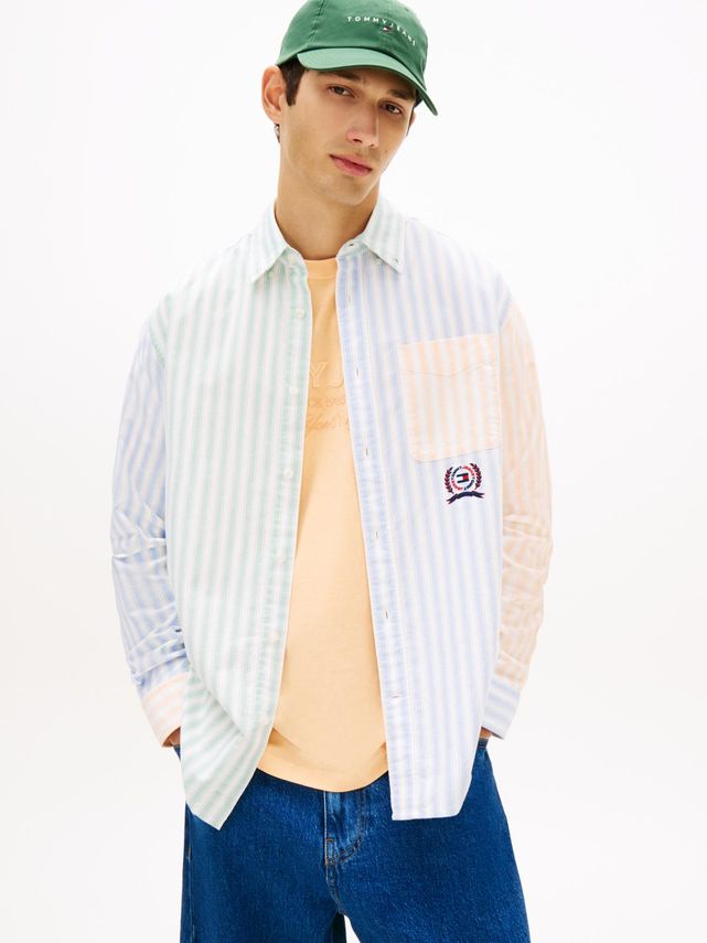 Tjm Rlx Oxford Fun Stripe Shirt