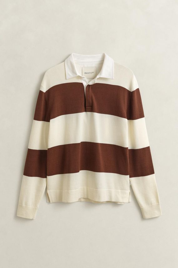Barstriped Cotton Polo