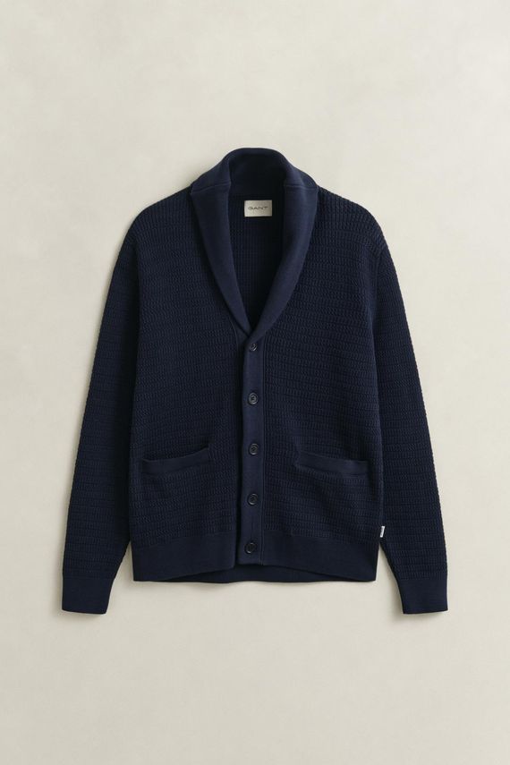 Mini Cable Shawl Collar Cardigan