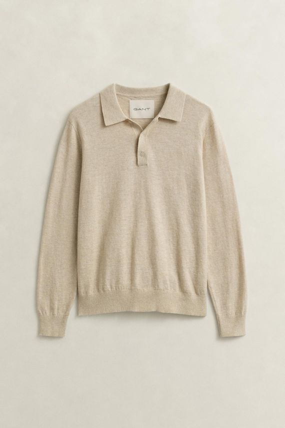 Slub Cotton Linen Polo
